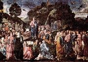 Piero di Cosimo Sermon on the Mount and Healing of the Leper oil